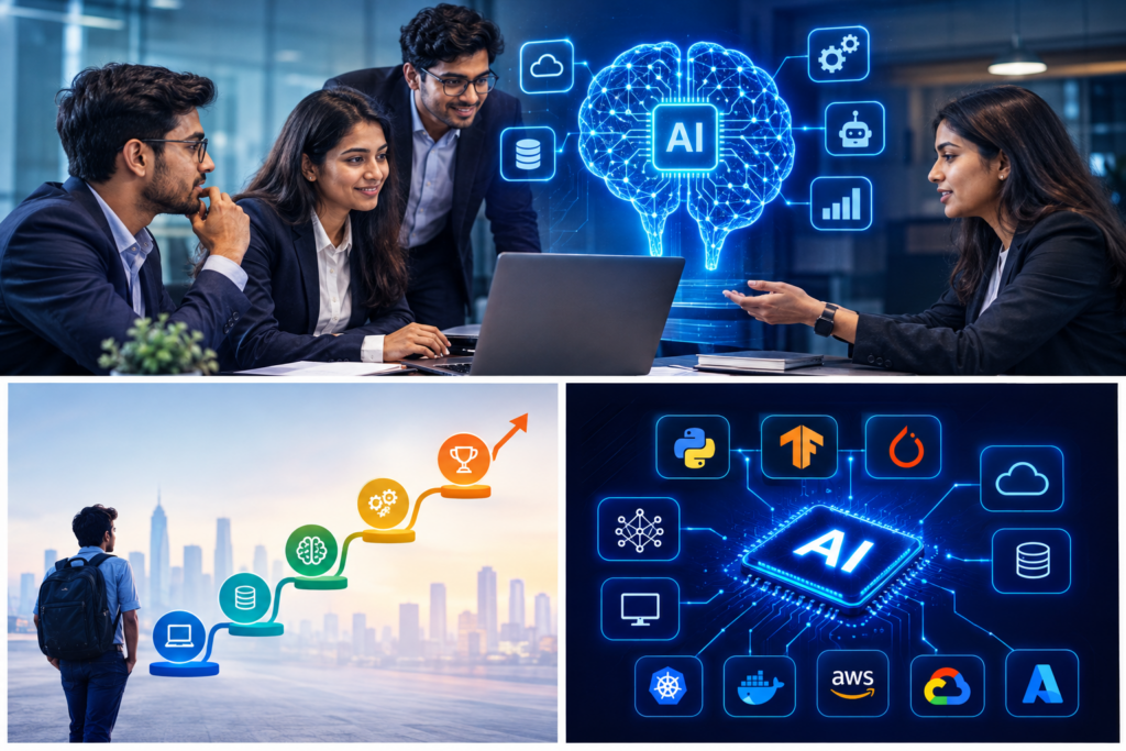AI engineering technologies including Python machine learning cloud and AI tools